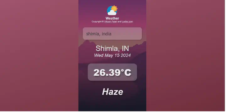 Vue Weather's thumbnail